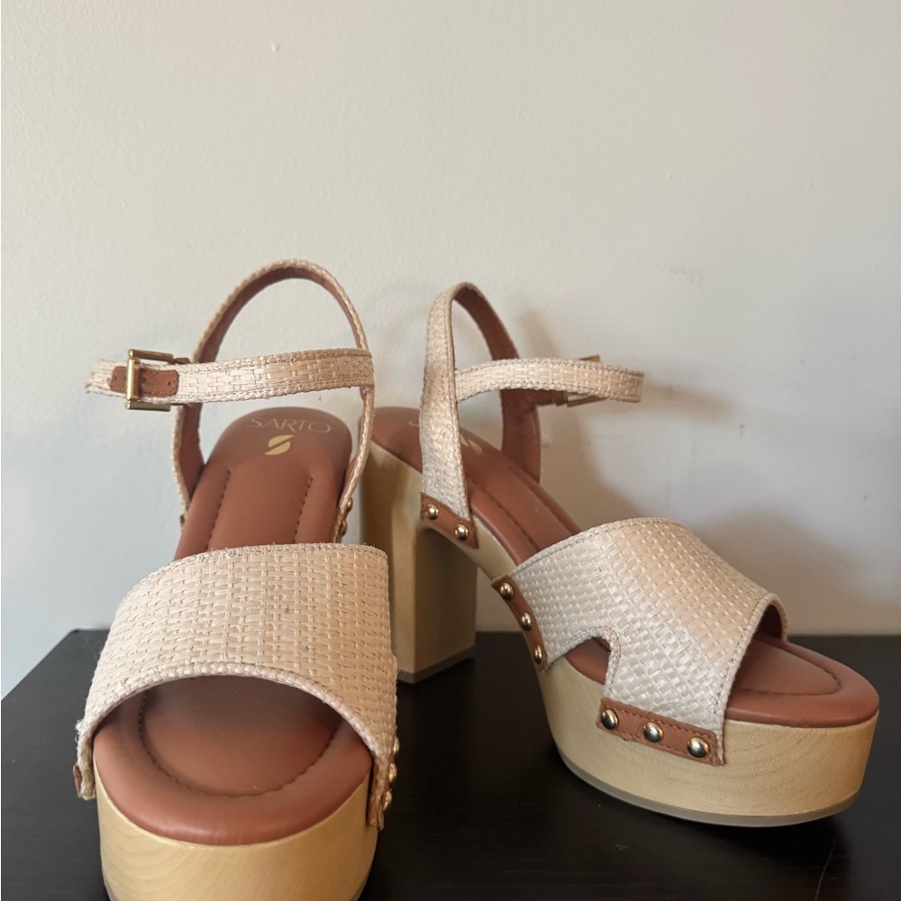 NWOT Anthropologie Franco Sorto Platform Sandals
